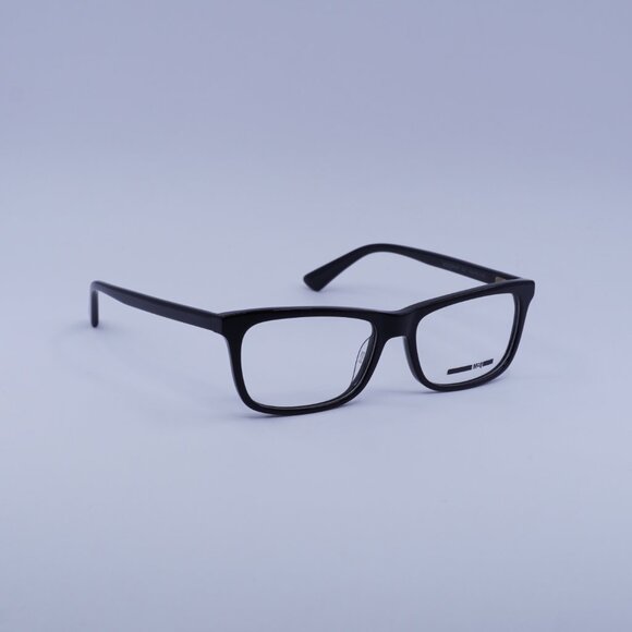 McQ by Alexander McQueen MQ0298OP 001 Eyeglasses Black 52mm Rectangle Frame - Picture 5 of 9